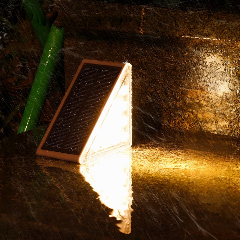 Applique murale solaire LED blanc chaud extérieur IP65 pour jardin terrasse moderne