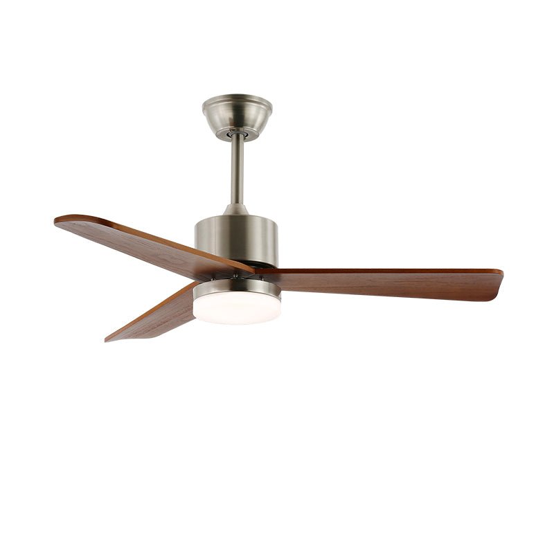 Ventilateur Plafond | Design Minimaliste, Bois et Métal Argenté 10
