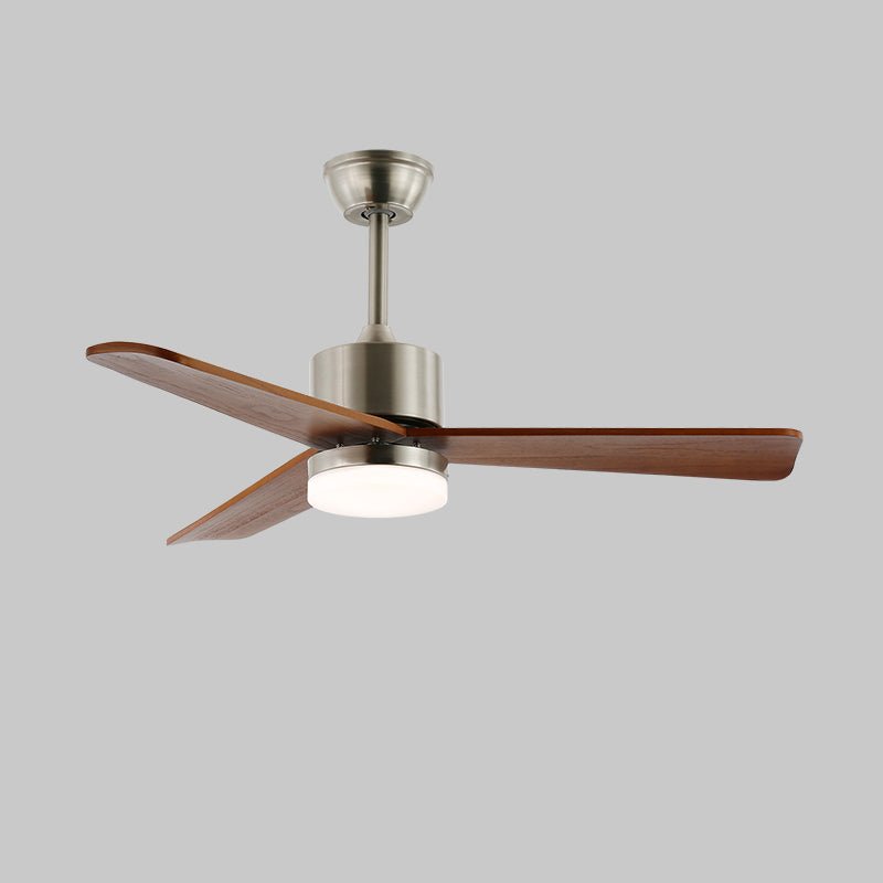 Ventilateur Plafond | Design Minimaliste, Bois et Métal Argenté 13