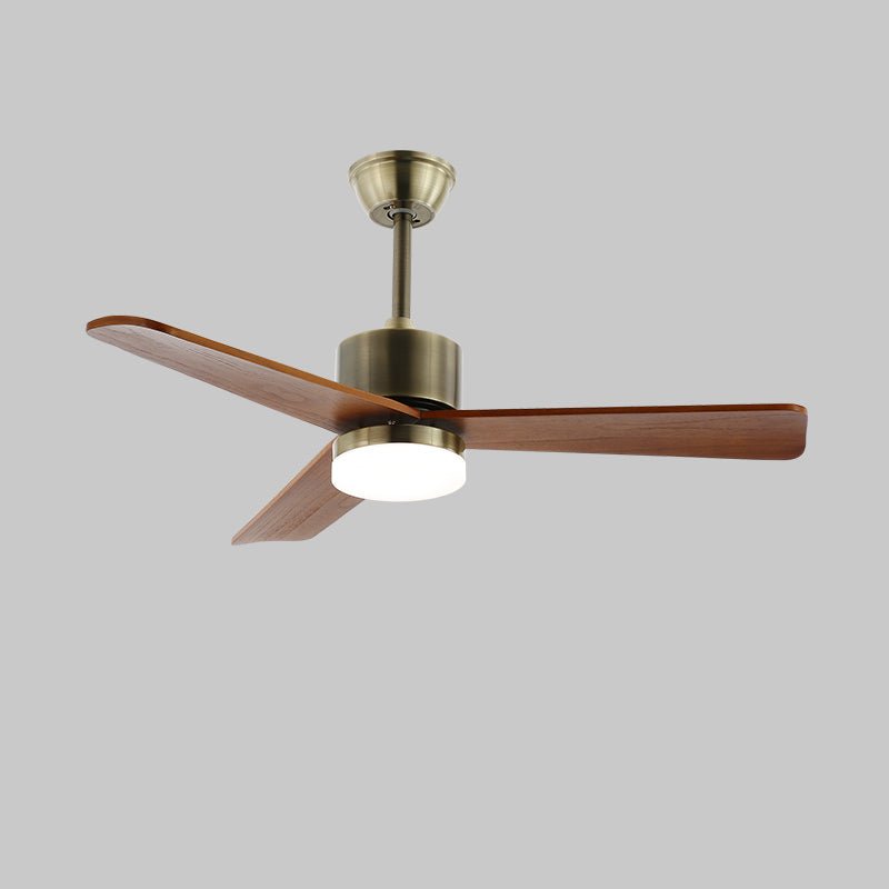 Ventilateur Plafond | Design Minimaliste, Bois et Métal Argenté 14