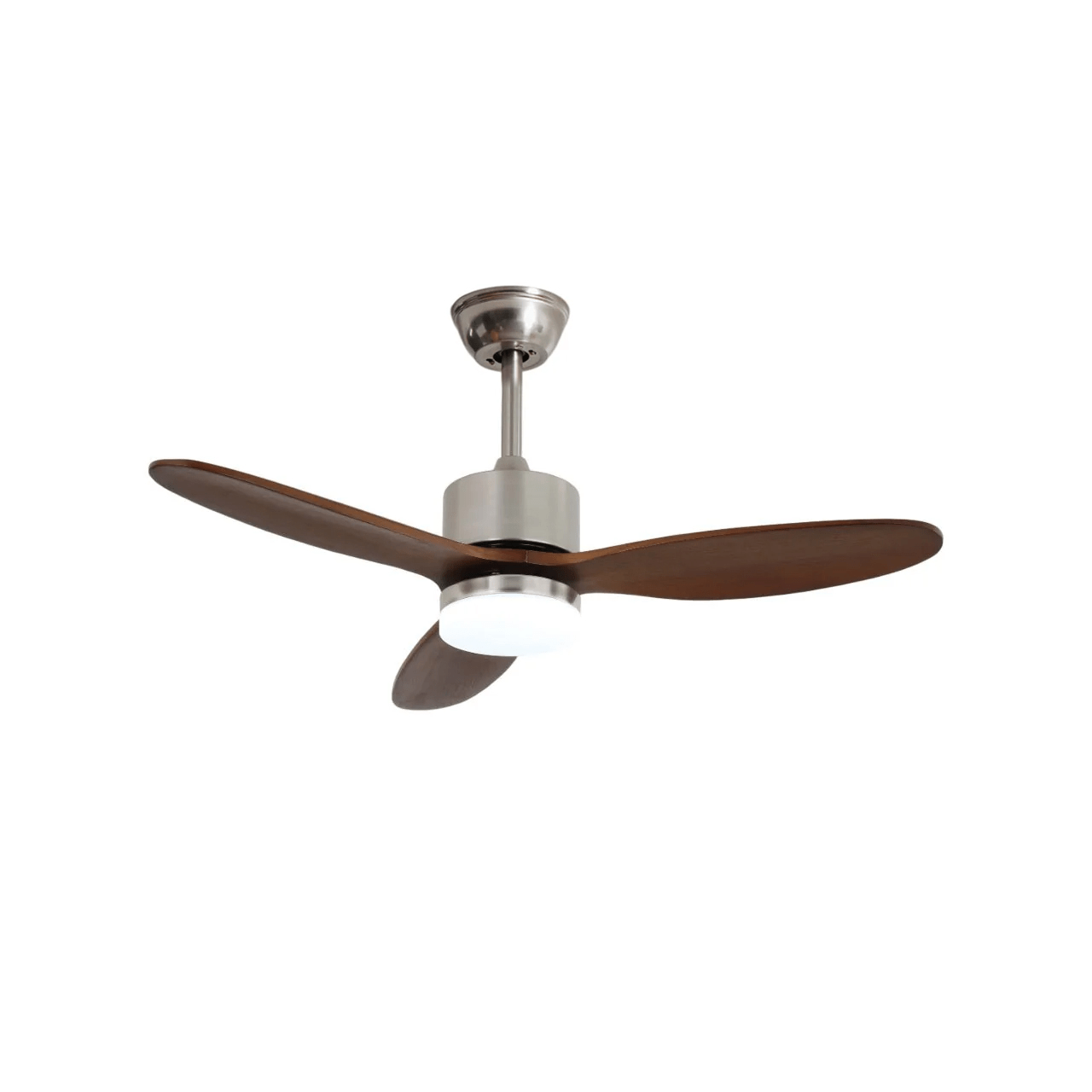 Ventilateur Plafond | Pales En Bois, Lumière LED Intégrée 0