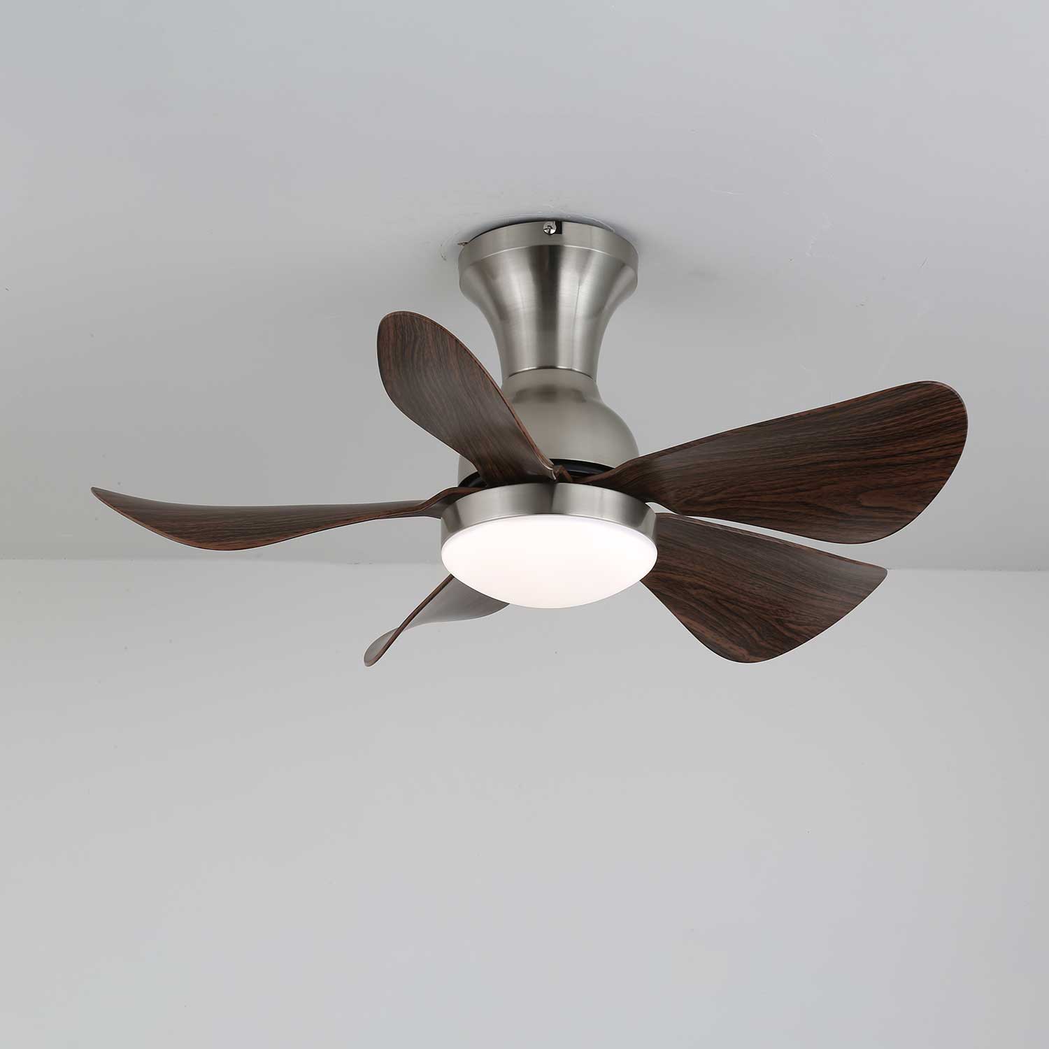 Ventilateur Plafond | Pales En Bois, Lumière LED Intégrée 6