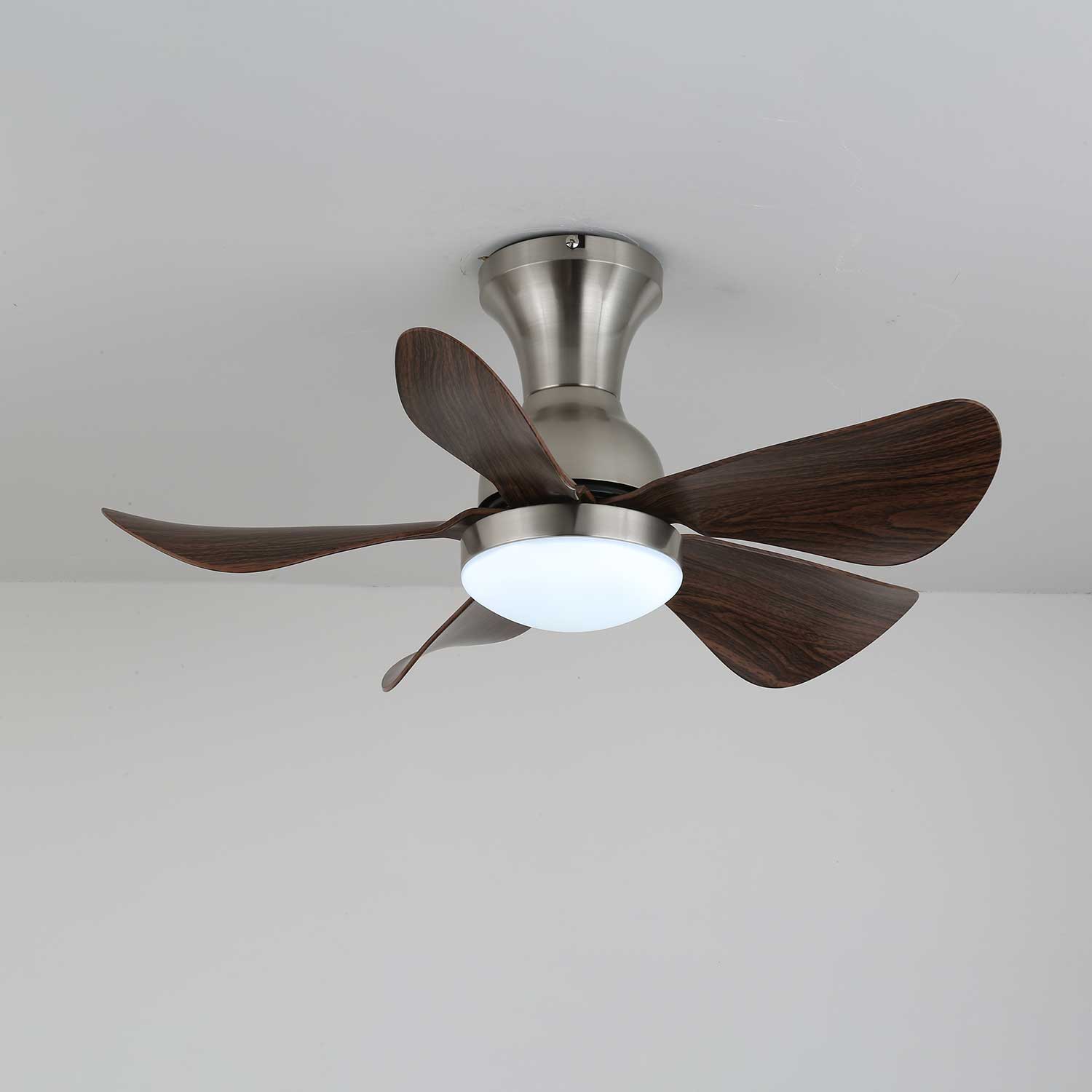 Ventilateur Plafond | Pales En Bois, Lumière LED Intégrée 7