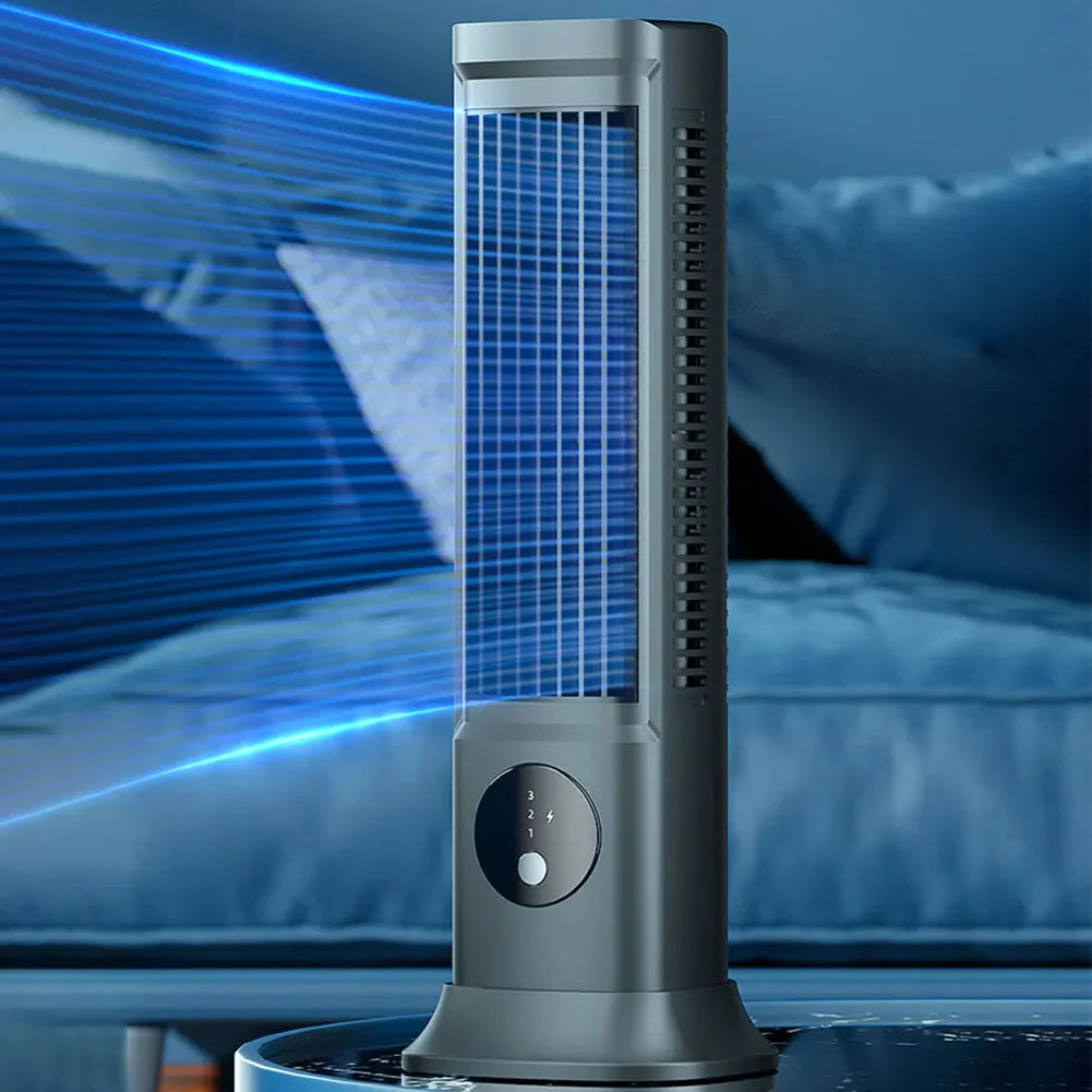 Ventilateur colonne USB rechargeable – Ventilateur silencieux compact pour bureau