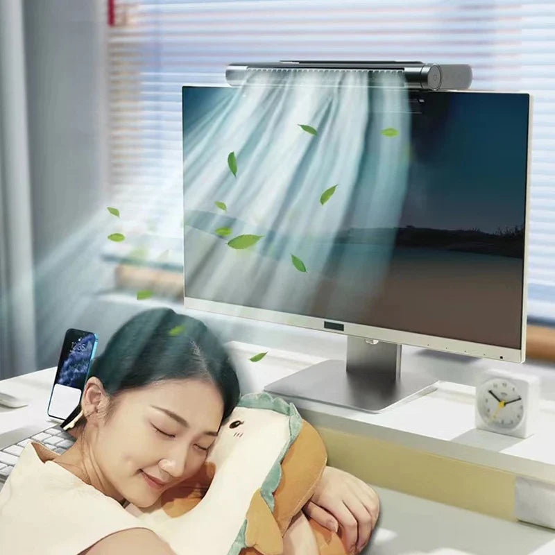 Ventilateur sans pales USB – Climatiseur de bureau silencieux pour écran et bureau