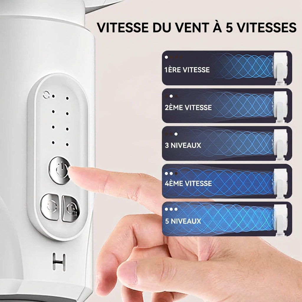 Ventilateur silencieux sur pied 36dB – Oscillation télécommande – Bureau et chambre