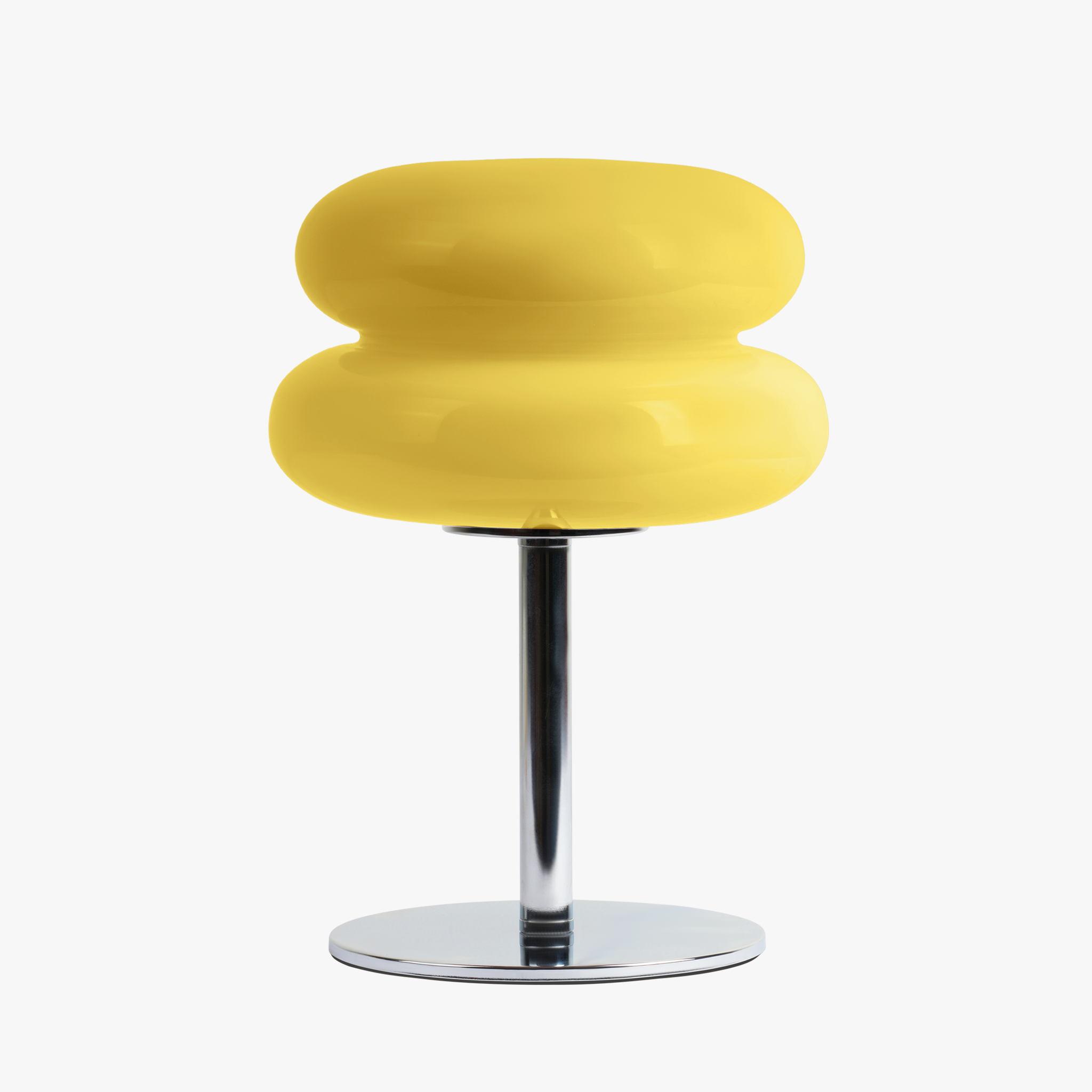 Lampe de Table Mid-Century Dorée Sculpturale pour Bureau