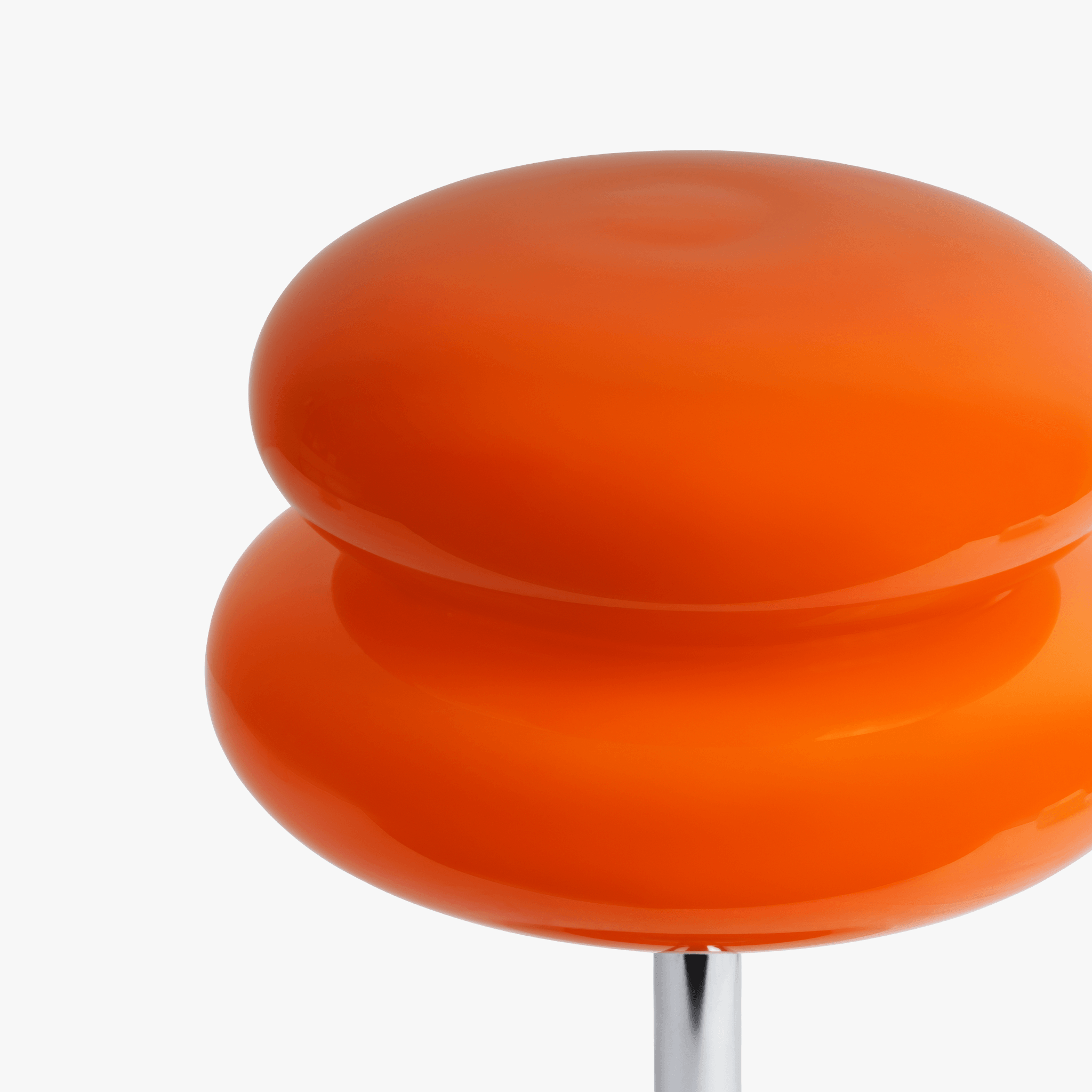 Lampe de Table Mid-Century Dorée Sculpturale pour Bureau