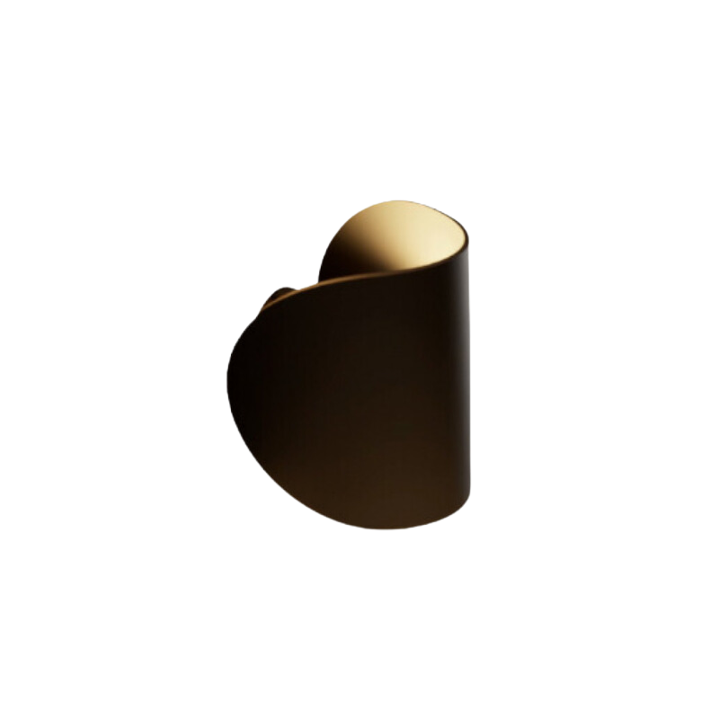 LumaTwist – Applique murale design LED rotative noire pour salon