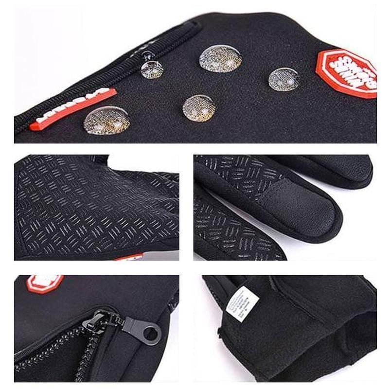 ThermGrip | Gants d'hiver imperméables, écran tactile