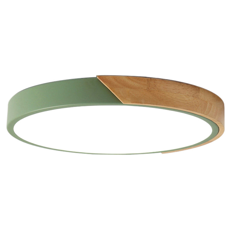 Averia – Plafonnier LED Rond Moderne Finition Blanc Salon