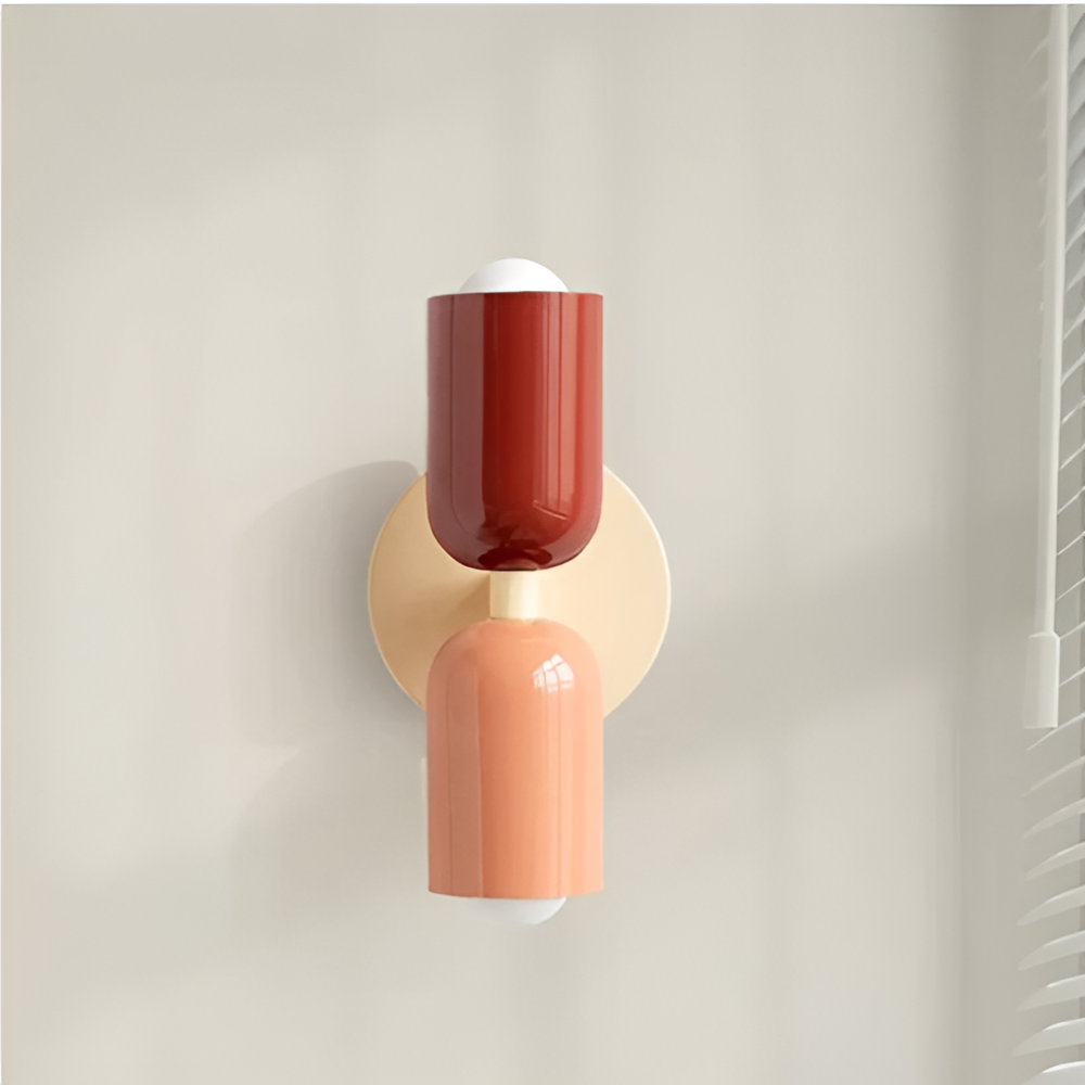 Applique murale LED design scandinave, double éclairage pour intérieur moderne