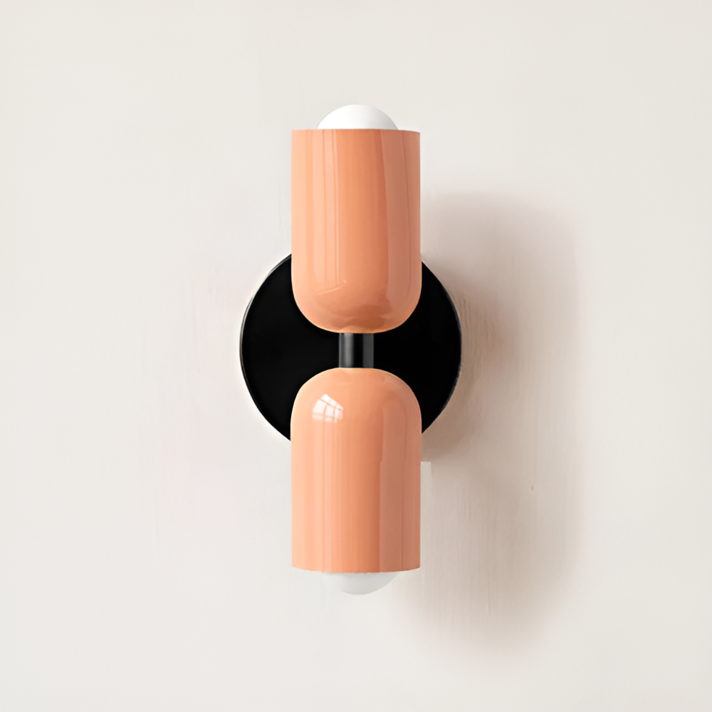 Applique murale LED design scandinave, double éclairage pour intérieur moderne
