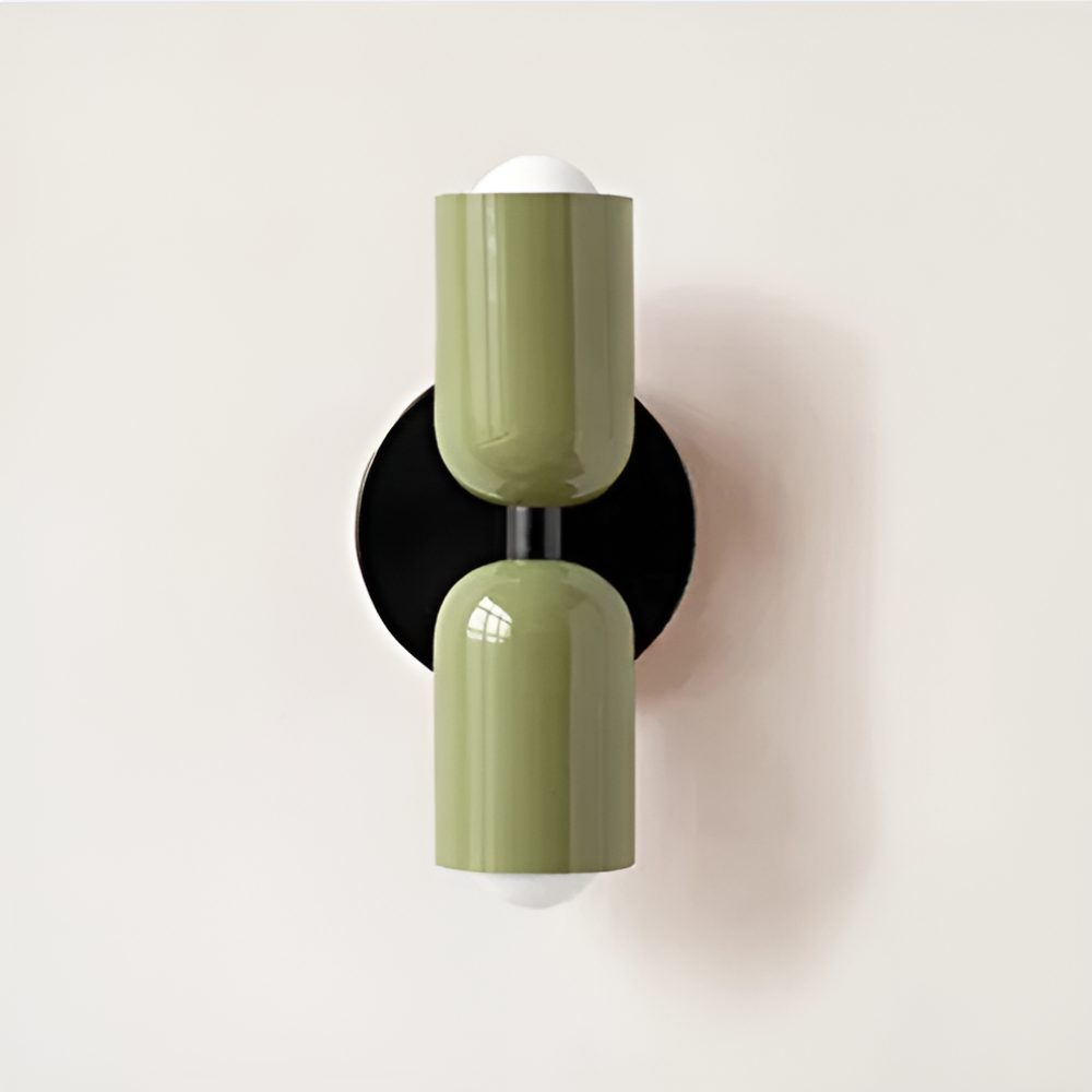 Applique murale LED design scandinave, double éclairage pour intérieur moderne