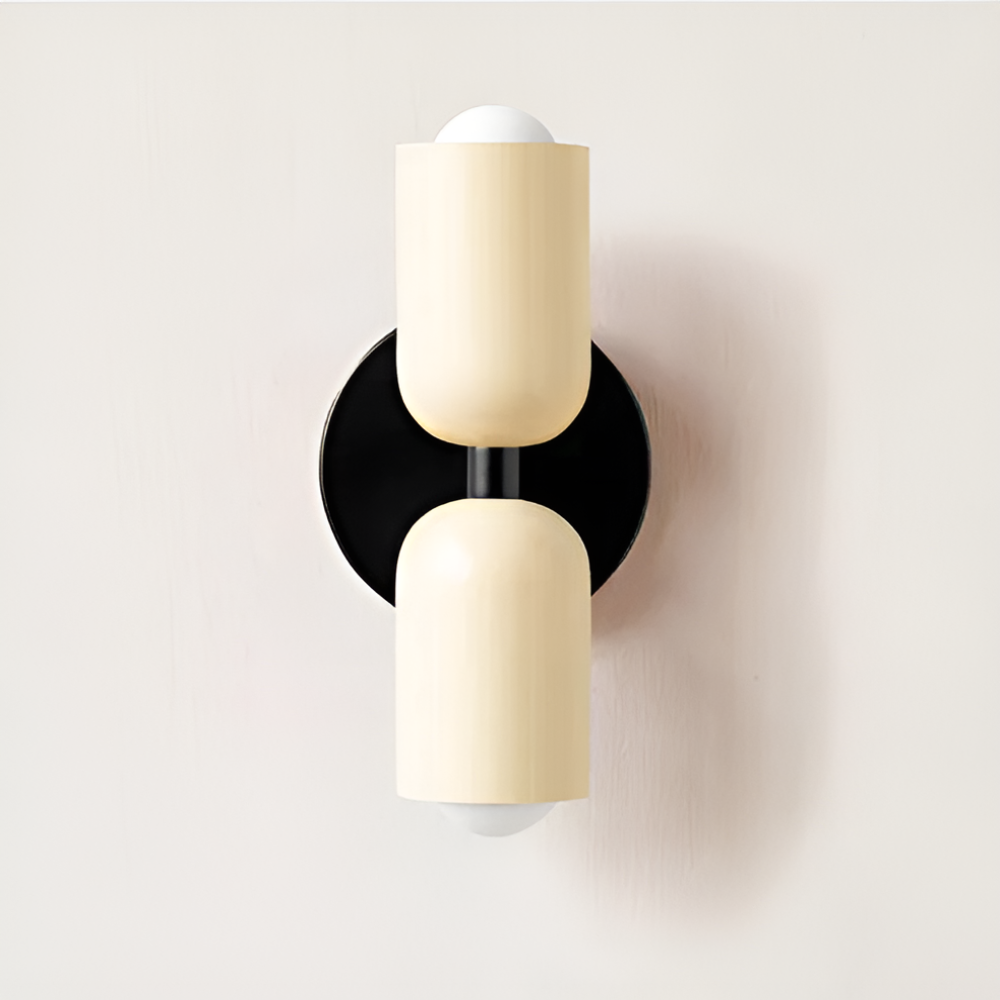 Applique murale LED design scandinave, double éclairage pour intérieur moderne