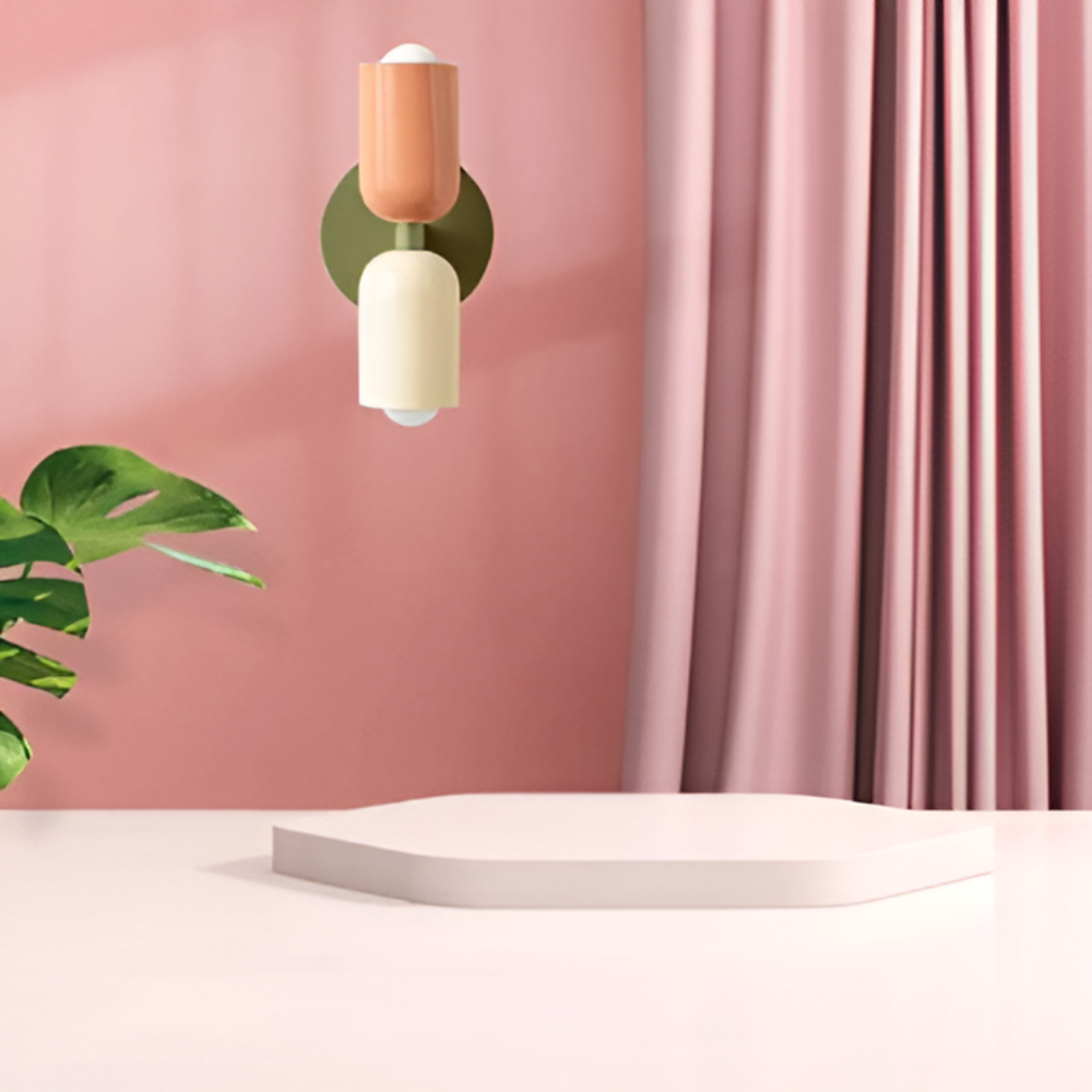Applique murale LED design scandinave, double éclairage pour intérieur moderne