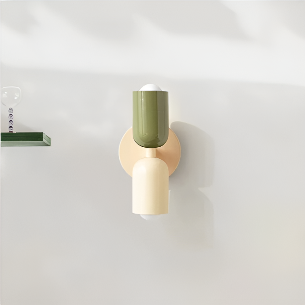 Applique murale LED design scandinave, double éclairage pour intérieur moderne