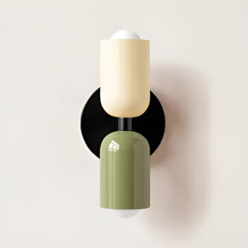 Applique murale LED design scandinave, double éclairage pour intérieur moderne
