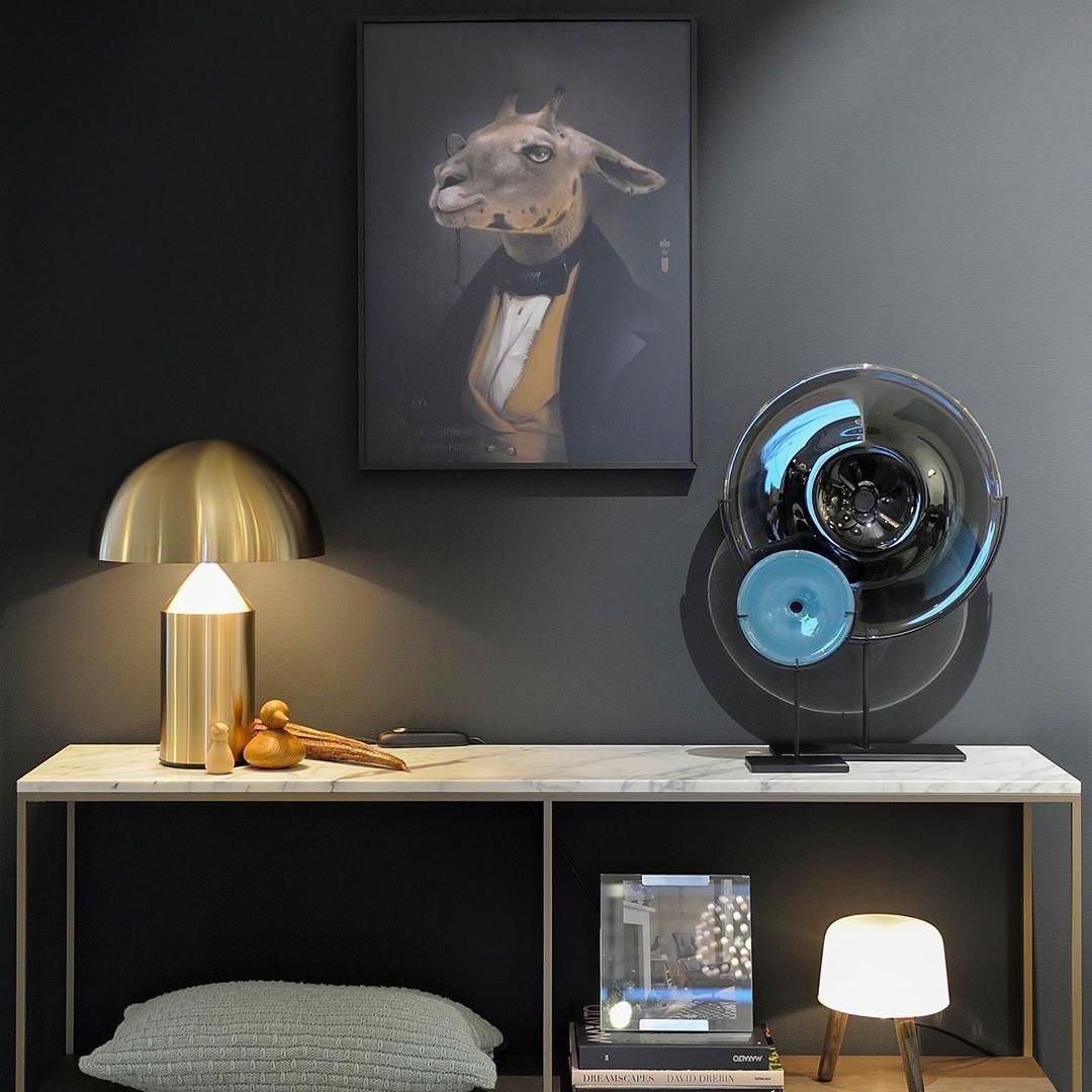 LunaShine – Lampe de table métallique réglable pour intérieur moderne