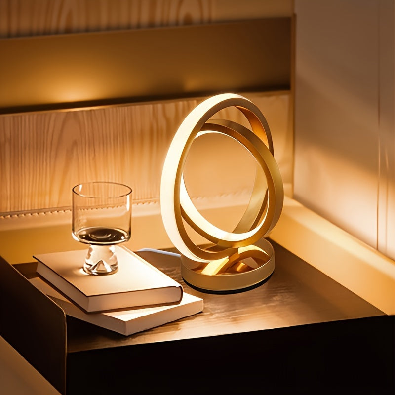 LumiRise – Lampe de table LED USB moderne et dimmable