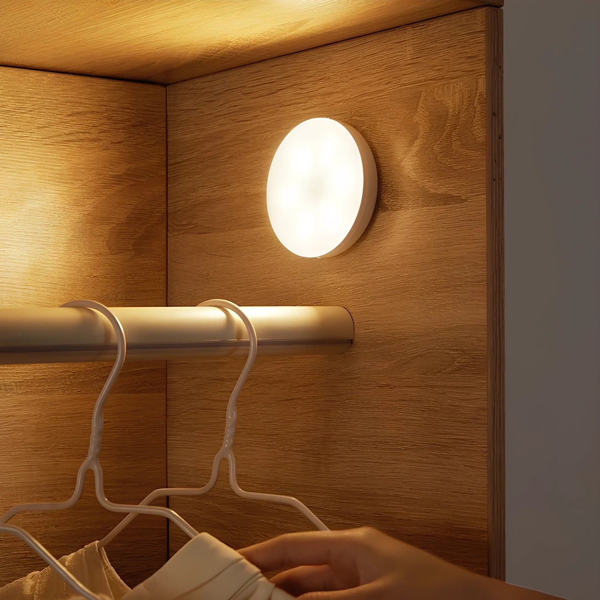 Lampe Intérieure à Détection de Mouvement – LED Blanche Moderne