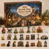 Calendrier de l'Avent village enchanté 2026, 24 maisons miniatures