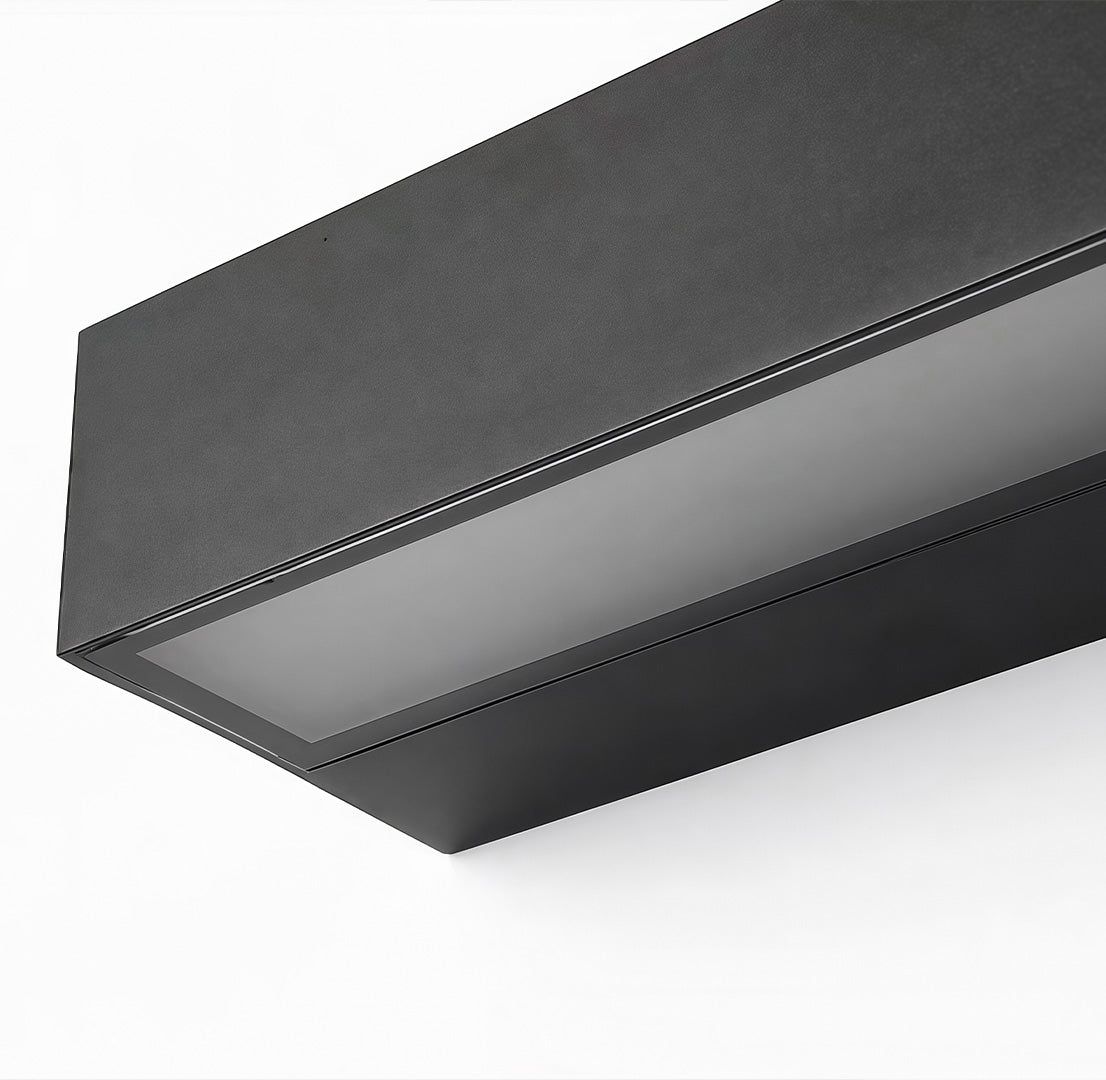 Applique murale LED blanc chaud extérieur IP65 aluminium design moderne étanche pour façade