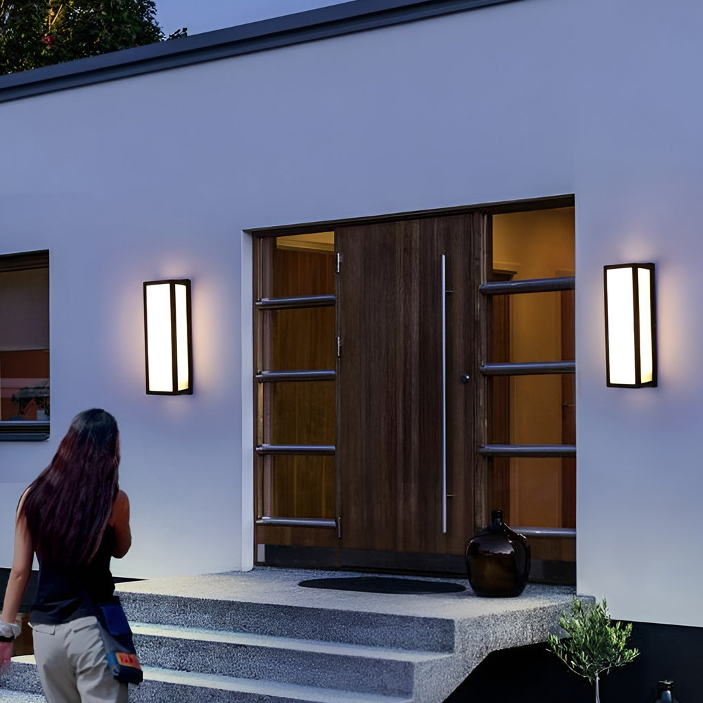 Applique murale solaire LED blanc chaud extérieur IP65 détecteur de mouvement aluminium moderne façade jardin
