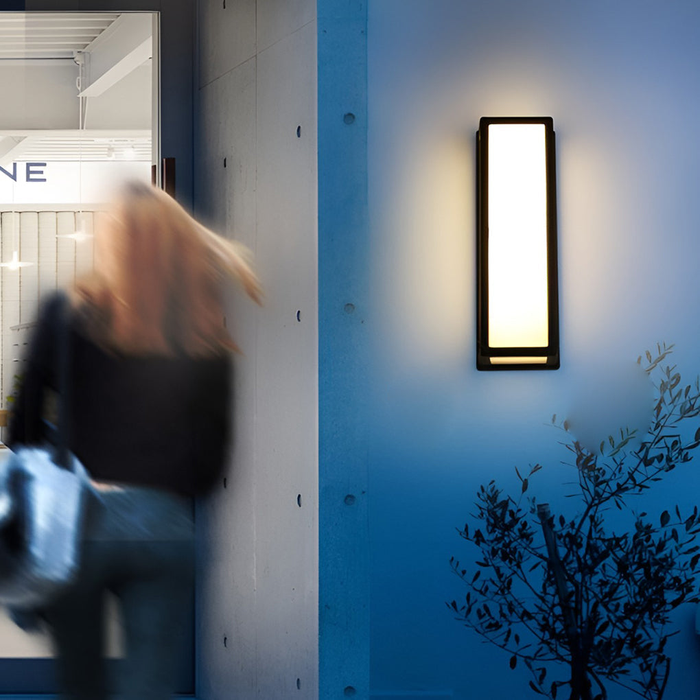 Applique murale solaire LED blanc chaud extérieur IP65 détecteur de mouvement aluminium moderne façade jardin