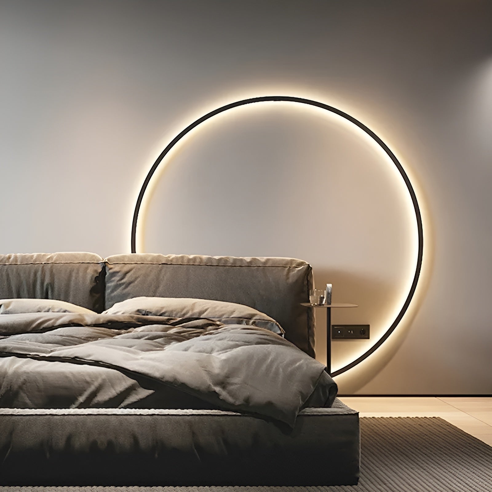 Applique Murale Ronde et Moderne Éclairage LED RadiAura