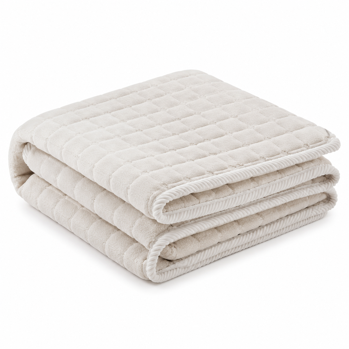 Housse de Canapé Matelassée en Peluche Douce