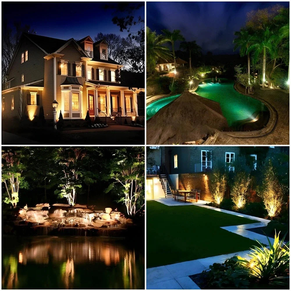 Spot solaire jardin LED solaire extérieur IP55 étanche détecteur crépusculaire design moderne réglable