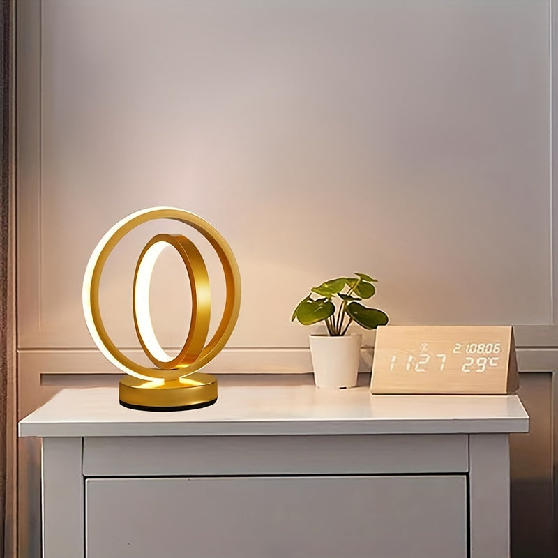 LumiRise – Lampe de table LED USB moderne et dimmable