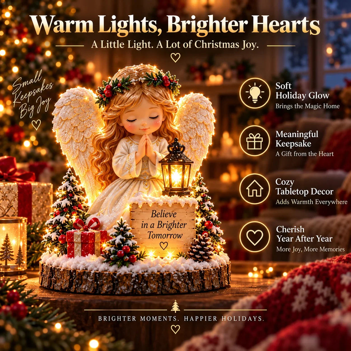 Figurines de Noël 2D, collection de motifs festifs pour la période de Noël