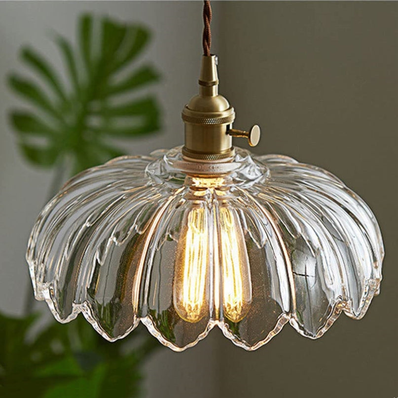 Florina – Suspension Vintage en Forme de Fleurs, Salon, Rose