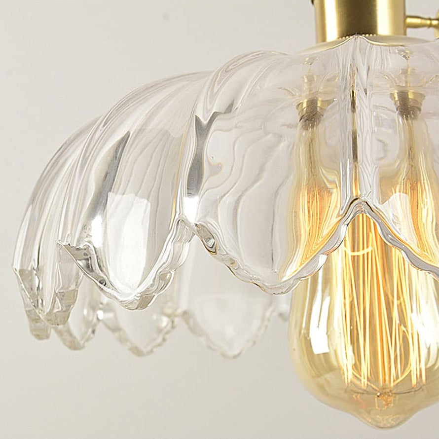 Florina – Suspension Vintage en Forme de Fleurs, Salon, Rose
