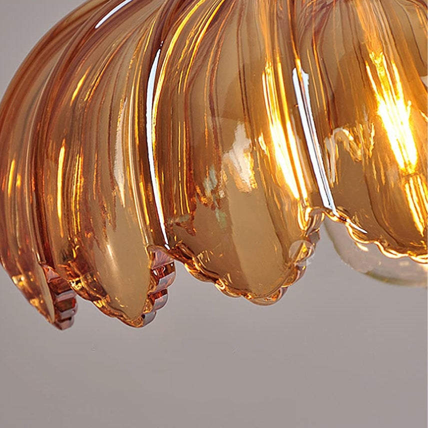 Florina – Suspension Vintage en Forme de Fleurs, Salon, Rose