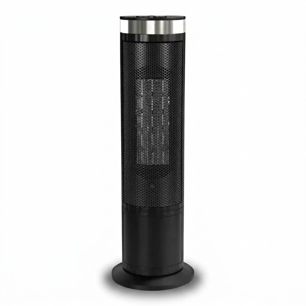 Chauffage de sol vertical en céramique 1500W avec thermostat réglable