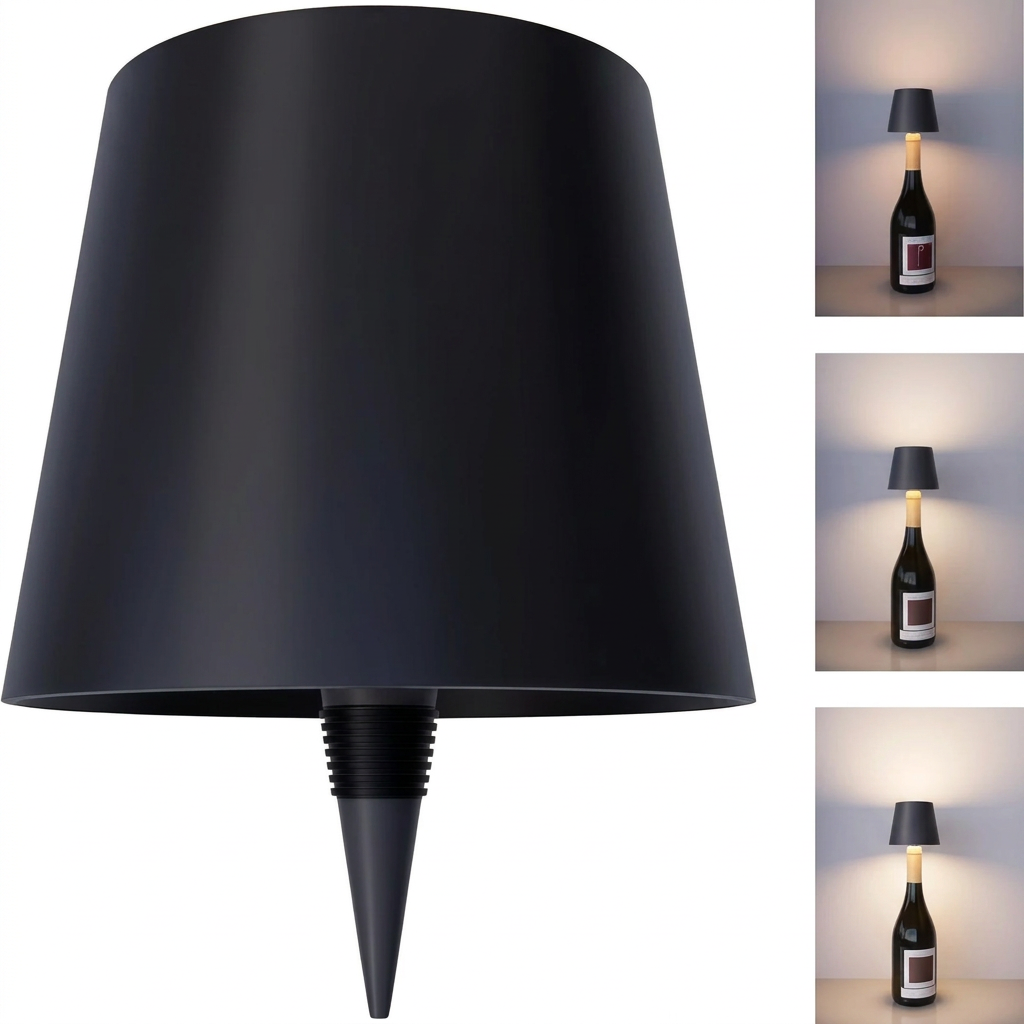 Lampe Bouteille GlowBottle LED Sans Fil Dimmable Blanc Chaud