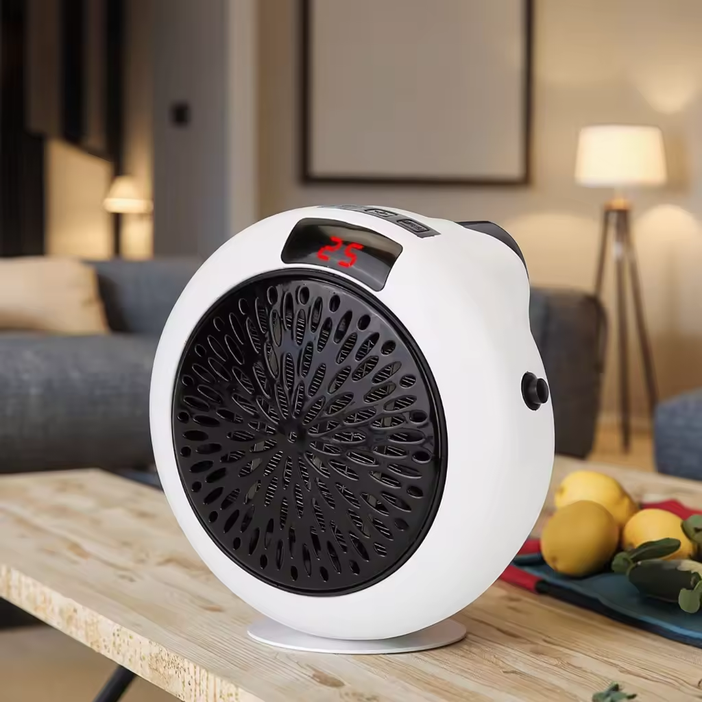 Chauffage Électrique Compact 800 W avec Télécommande – Mural ou Autonome