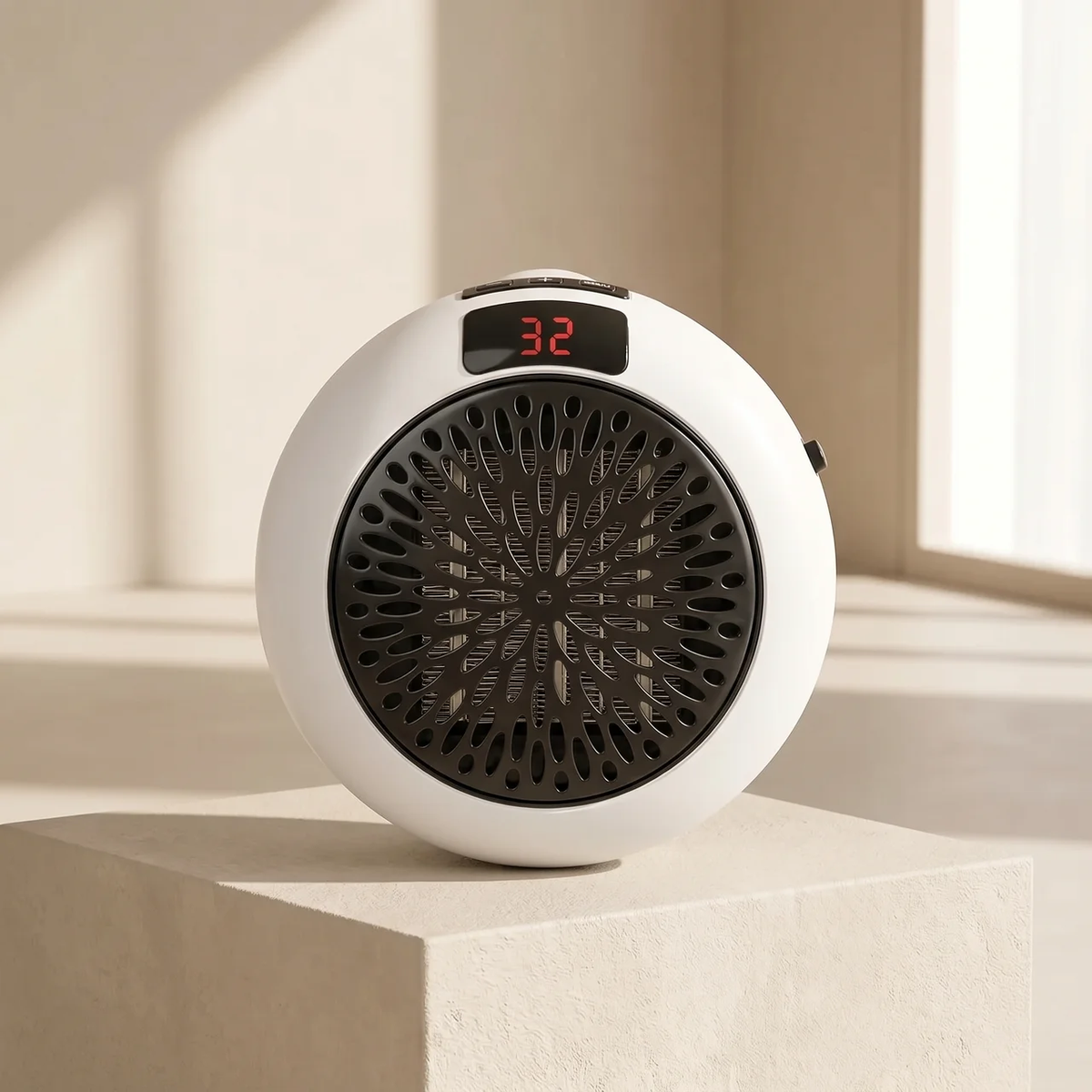 Chauffage Électrique Compact 800 W avec Télécommande – Mural ou Autonome