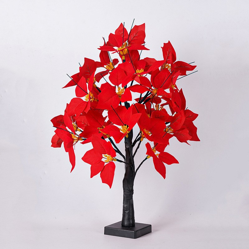 Lampe décorative LED en forme d'étoile de Noël lumineuse pour l'intérieur