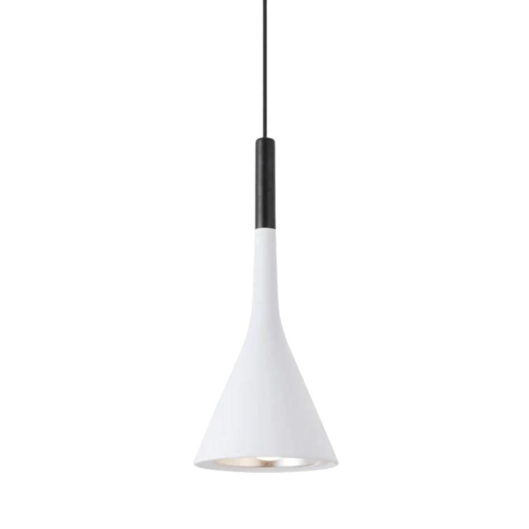 ClariLux – Suspension LED Minimaliste Blanche Salon