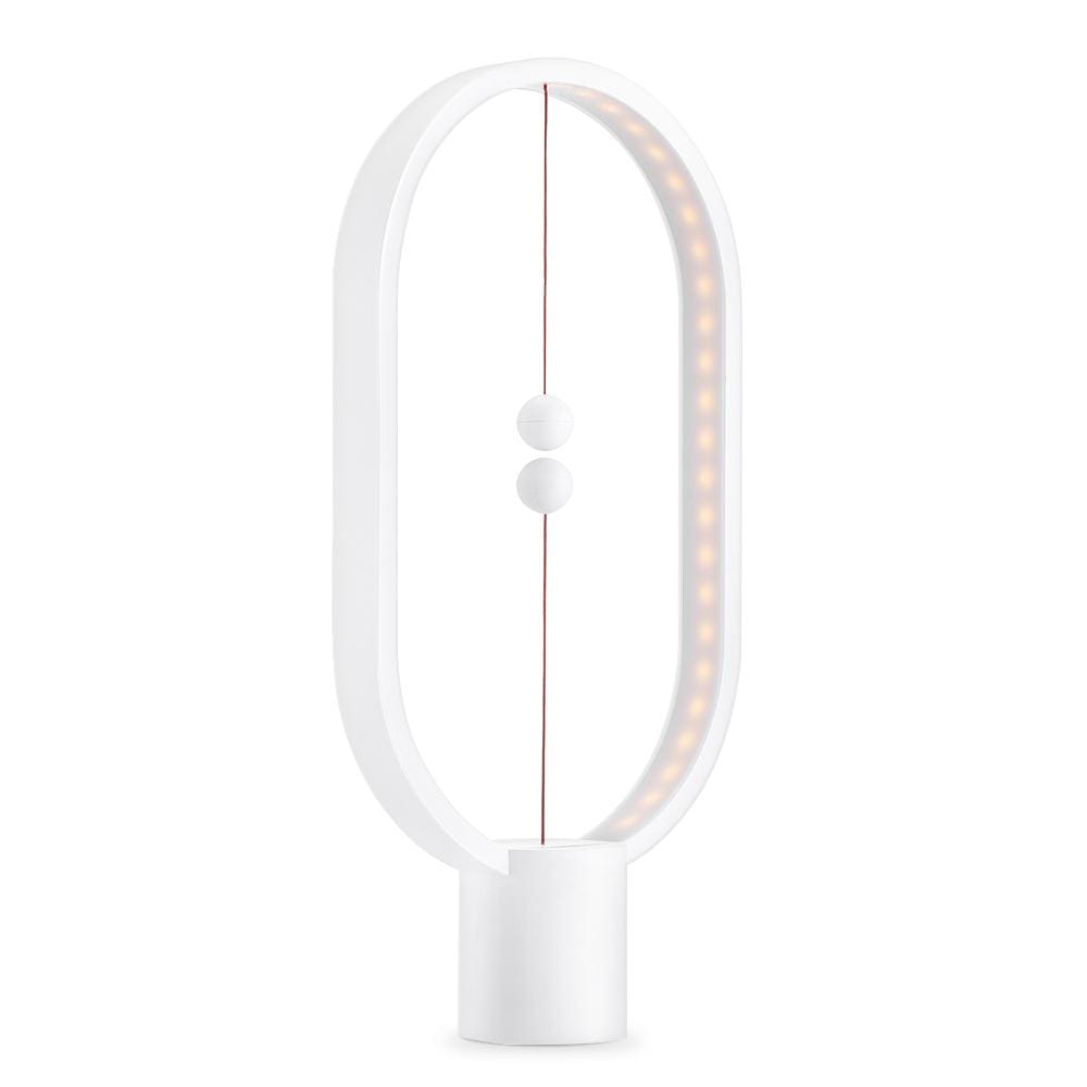LumoLev – Lampe de Table LED Flottante Moderne Blanche