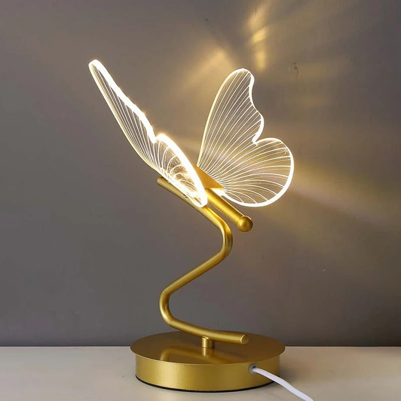 VlinderLicht – Lampe de table moderne de luxe avec LED