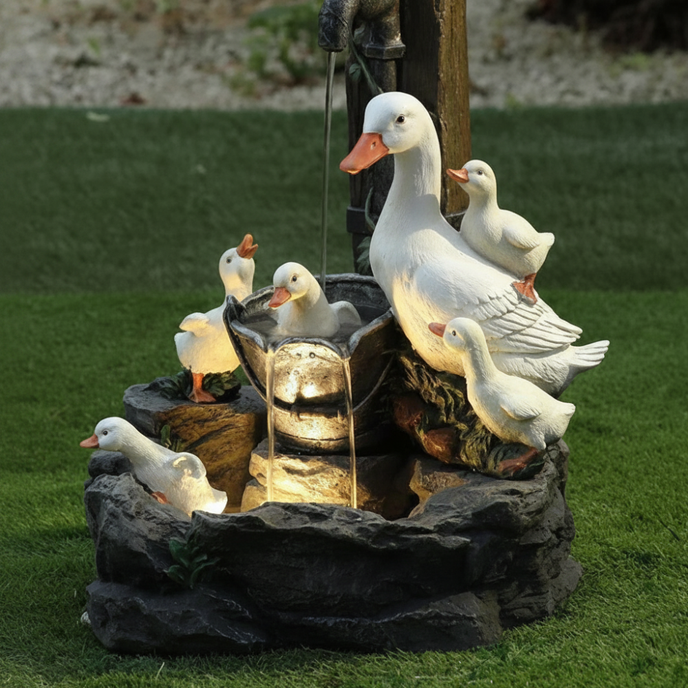 Fontaine de Jardin Solaire d'Extérieur