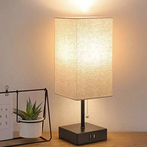 FlexiLamp – Lampe de table dimmable avec 3 températures de couleur et ports USB de recharge