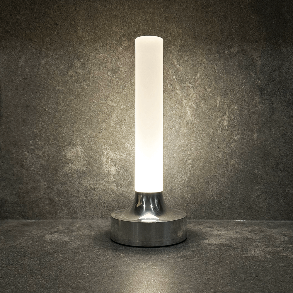 BoruGlow | Lampe de Table Sans Fil – LED Dimmable Étanche Intérieur/Extérieur