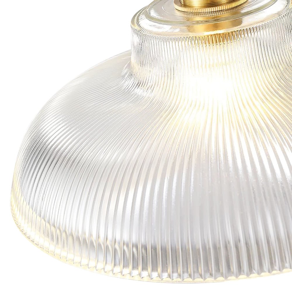 Suspension vintage en verre E27, finition laiton, 60 W, certifiée CE, pour intérieur sec