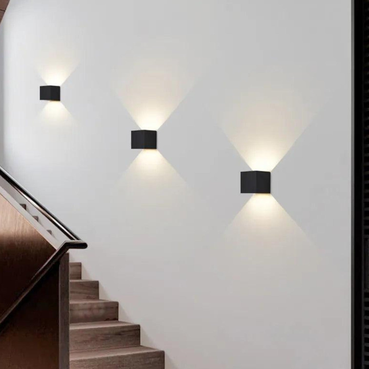 ShadowBeam – Applique murale extérieure réglable, étanche, noir